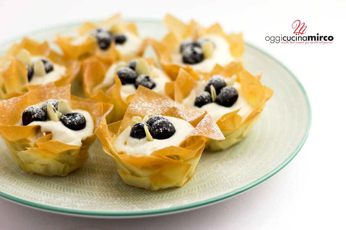 phyllo pastry cups