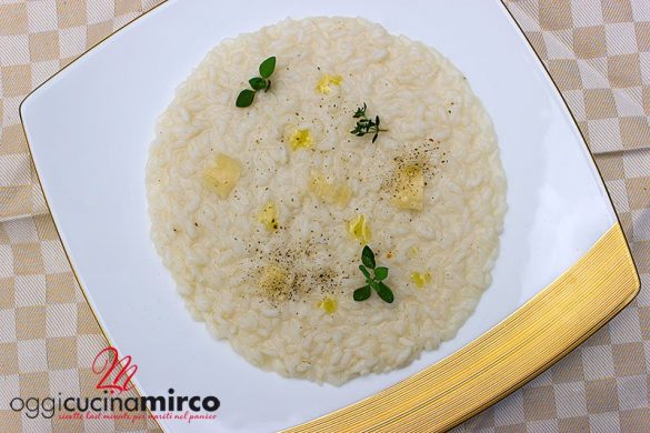 risotto cacio e pepe