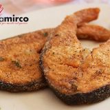tranci di salmone gratinati al forno