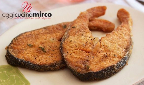 tranci di salmone gratinati al forno