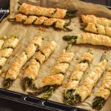 involtini di pasta sfoglia con asparagi e prosciutto crudo