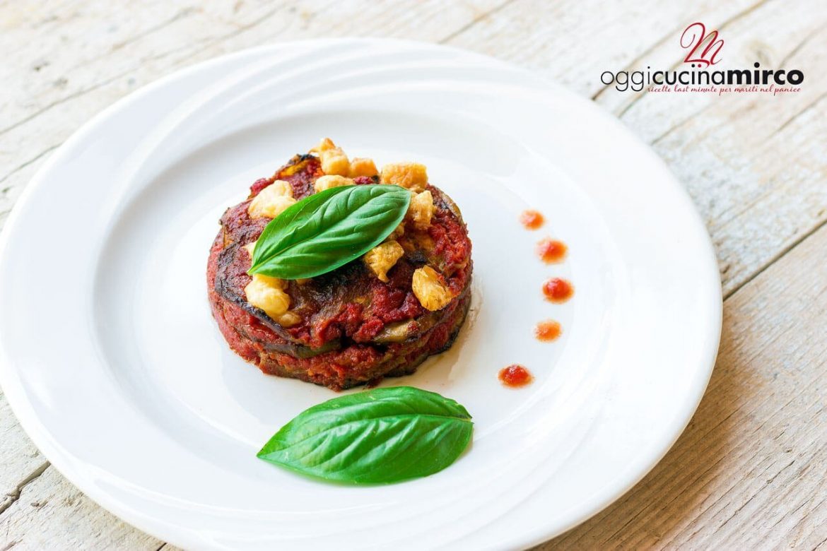 Parmigiana di melanzane monoporzione