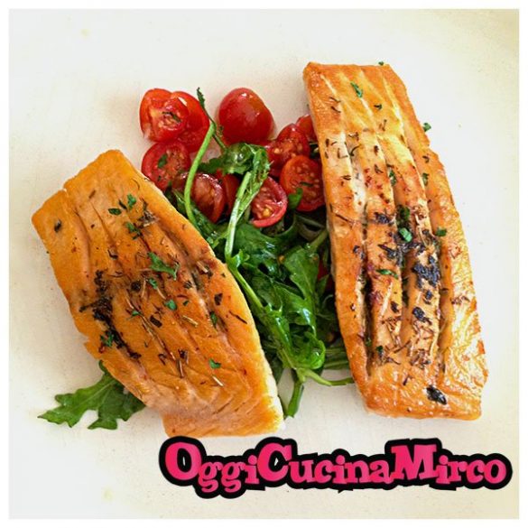 salmone croccante