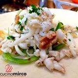 insalata di seppie light con sedano e noci