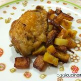 sovracosce di pollo con patate al forno