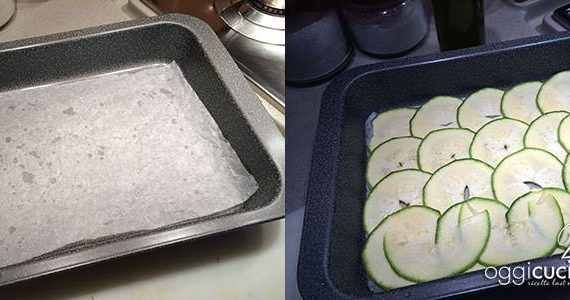teglia per sformato zucchine