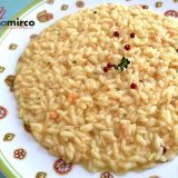 risotto al salmone affumicato