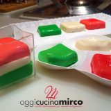 panna cotta tricolore