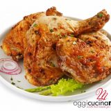 Pollo grigliato marinato in birra e spezie