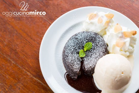 tortino al cioccolato con cuore morbido
