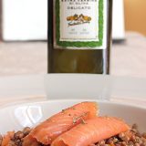 lenticchie di Castelluccio di Norcia con salmone affumicato