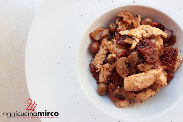 tacchino con pomodori secchi e olive taggiasche