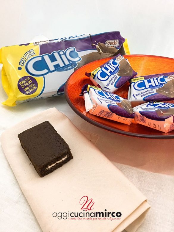 chic snacks, merendine senza olio di palma e senza lattosio Freddi Dolciaria