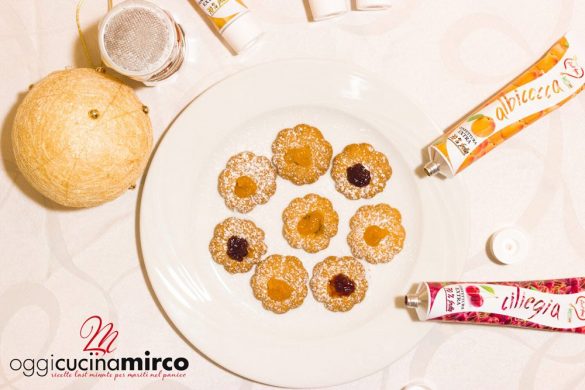 biscotti arancia e cannella con marmellata