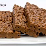 Barrette di riso soffiato e cioccolato (tipo Nippon o Cerealix)