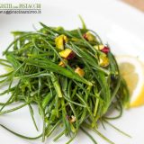 insalata di agretti con pistacchi