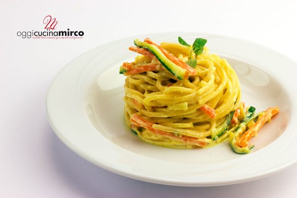 Carbonara di verdure, ricetta con e senza uova crude
