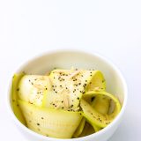 carpaccio di zucchine crude