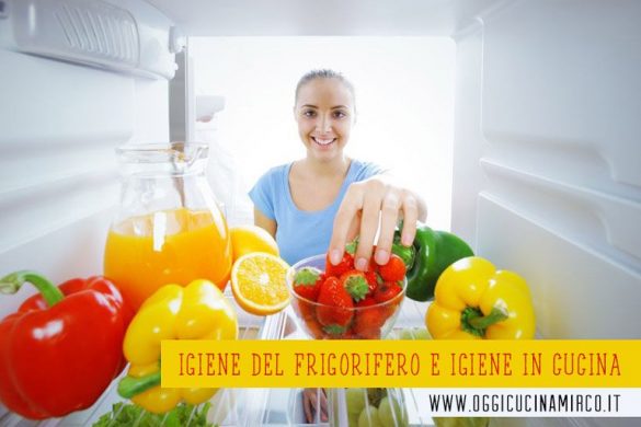 disposizione degli alimenti in frigorifero e igiene