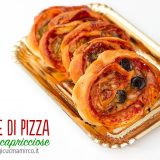 girelle di pizza veloci con rotolo di pizza