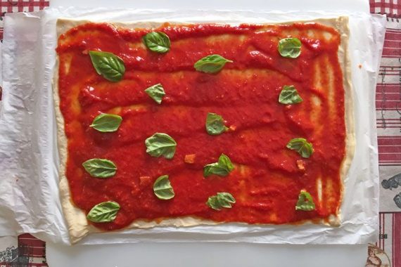 girelle di pizza, preparazione