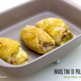 involtini di pollo panati al forno