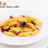 pasta con pomodori secchi e tonno
