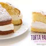 Torta Paradiso con crema al latte