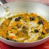 trancio di pesce spada in padella