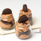 mousse al cacao con oreo