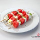 spiedini di anguria e primosale