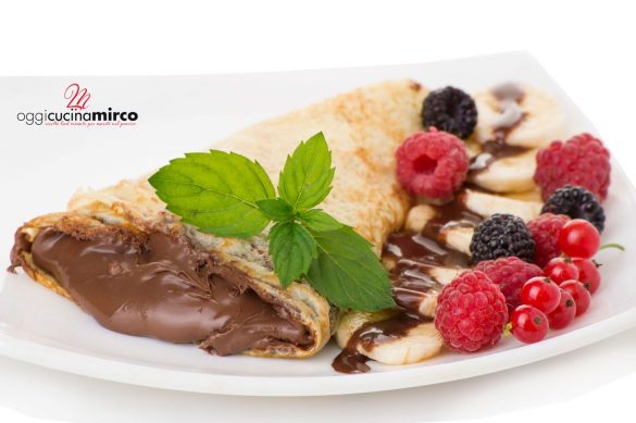 crepes dolci: ricetta base e 5 golose farciture