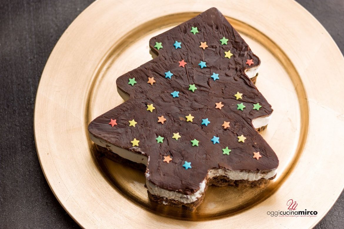 albero di natale al cioccolato