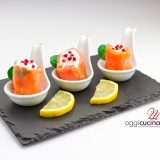 involtini di salmone affumicato