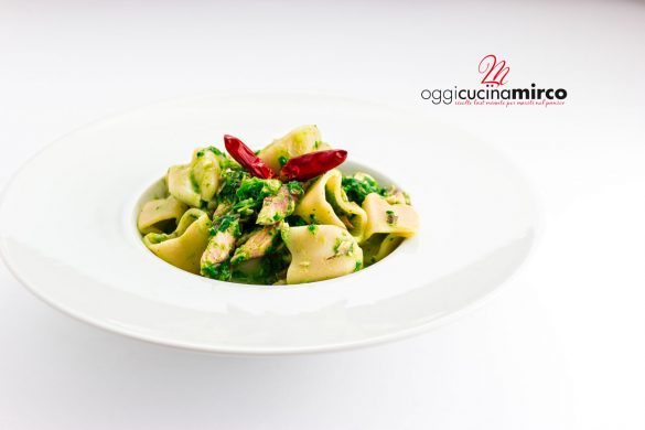 pasta con cime di rapa e tonno