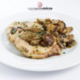 arista in padella con funghi