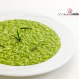 Risotto con crema di broccoli