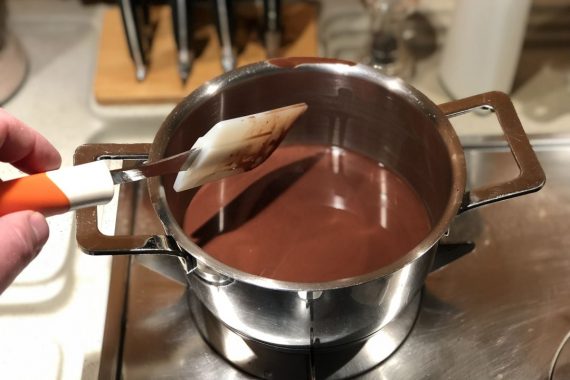 olio di semi e cioccolato per brownies