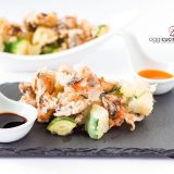 cozze in tempura con zucchine