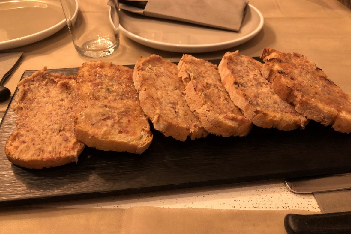 bruschette con ventricina
