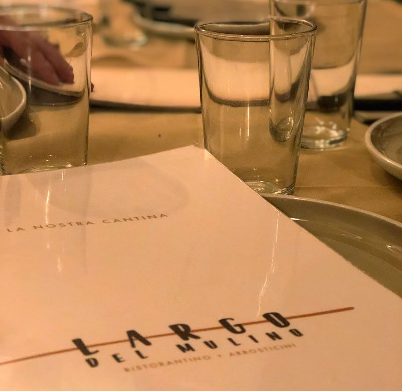 menu largo del mulino