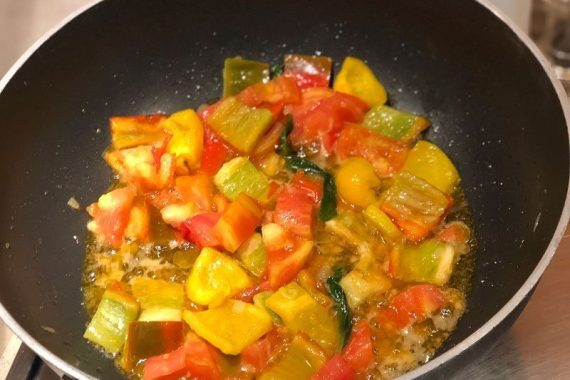 preparazione del ciabotto abruzzese