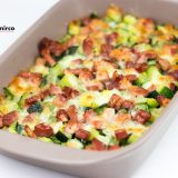 zucchine al forno con mozzarella