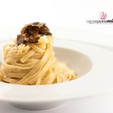 Pasta con baccalà e tartufo