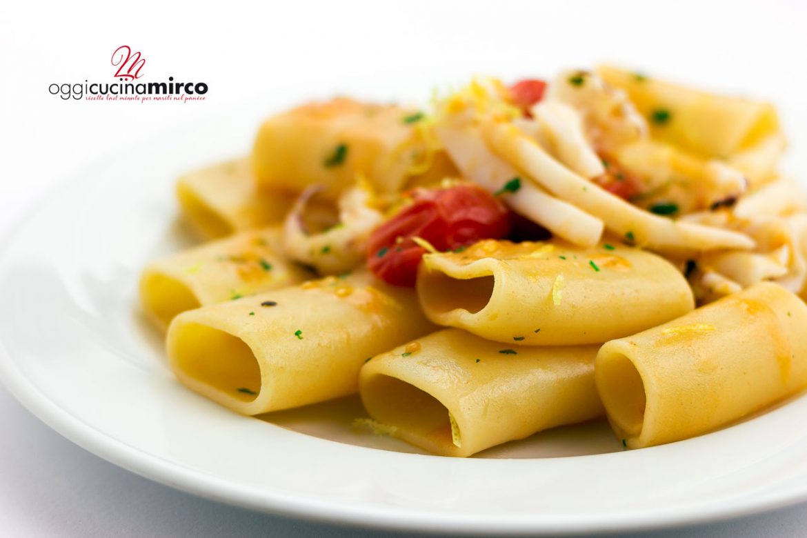 Pasta con seppie e pomodorini | OggiCucinaMirco