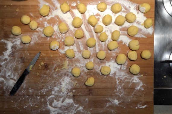 palline impasto per castagnole