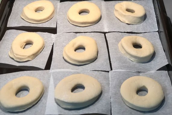 lievitazione ciambelle