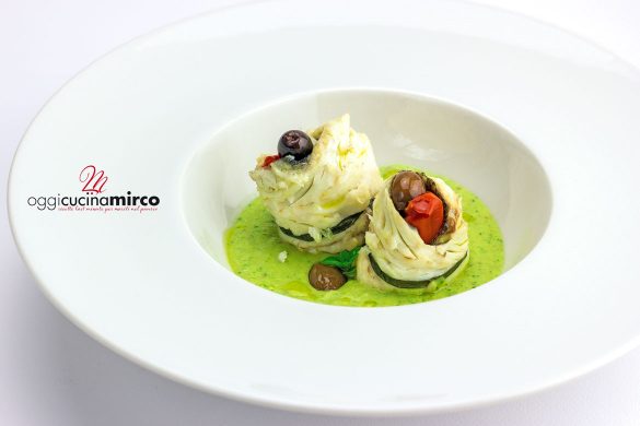 involtini di branzino al vapore