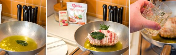 sigillatura della carta in padella