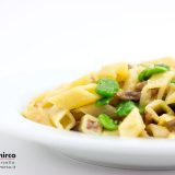 pasta con fave e salsiccia